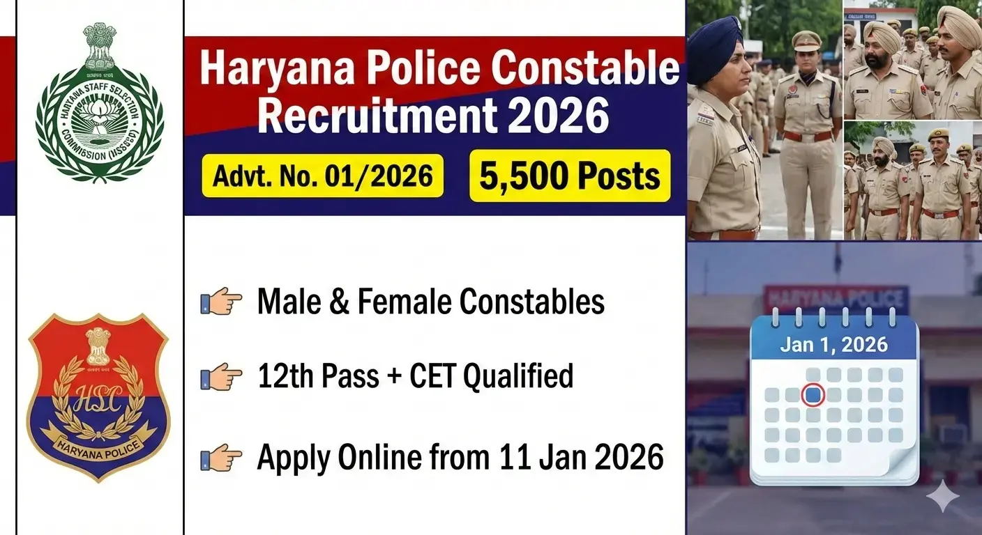 Haryana Police Constable Vacancy 2026