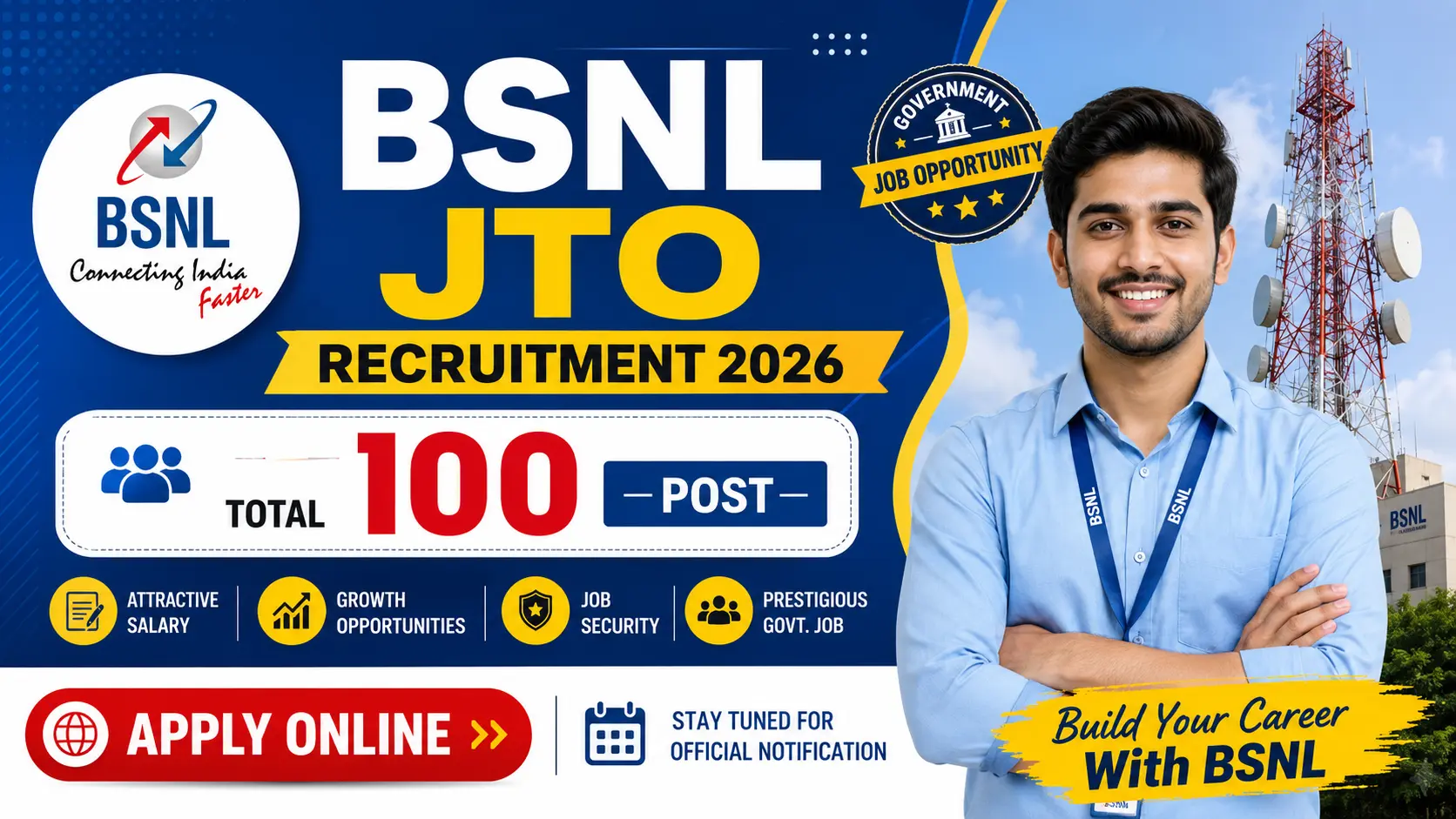 BSNL JTO Recruitment 2026