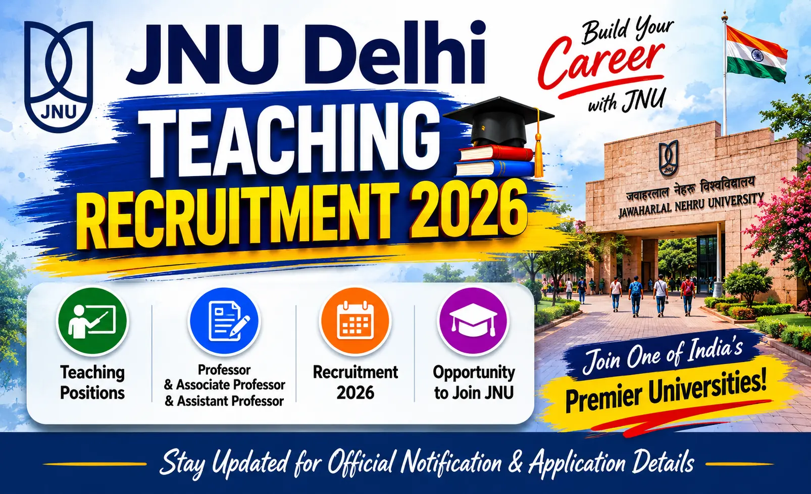 JNU Delhi Teaching Recruitment 2026
