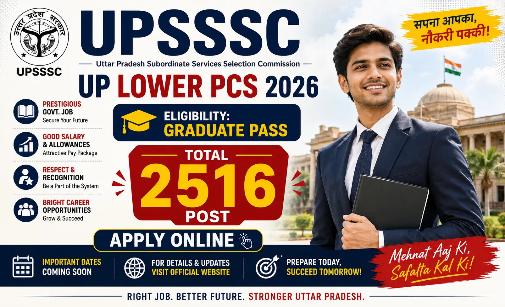 UPSSSC UP Lower PCS 2026 Notification